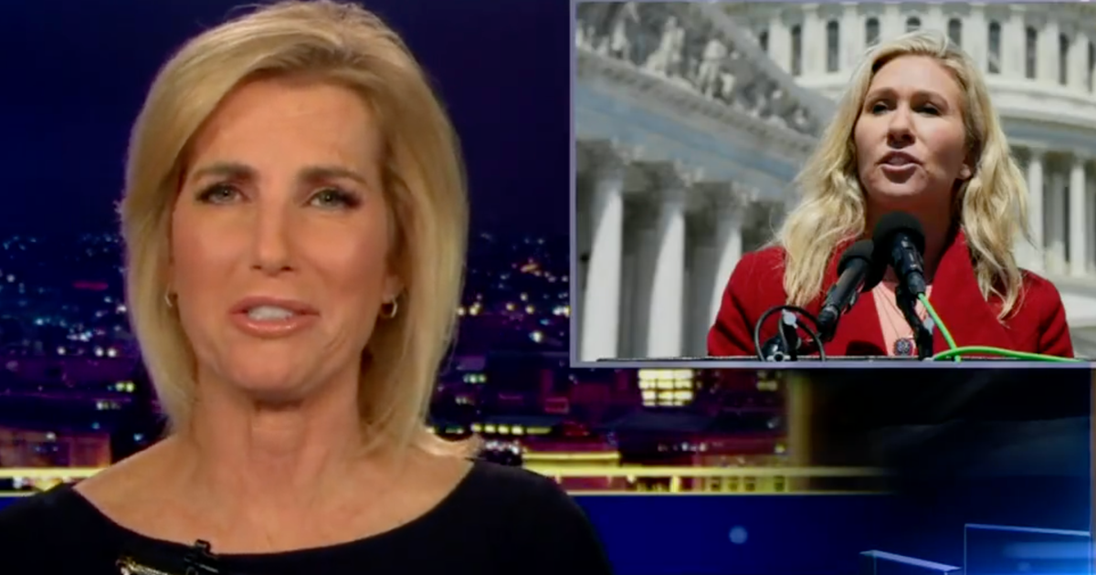 Even Laura Ingraham Shoots Down Marjorie Taylor Greene's 'National Divorce' Idea