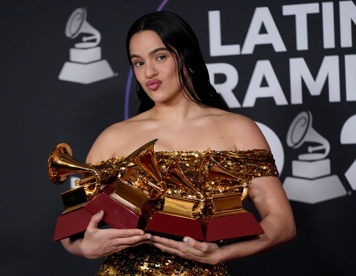 Spanish star Rosalía at the 2022 Latin Grammy Awards in Las Vegas.