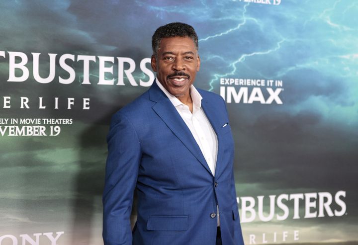 Ernie Hudson at the Ghostbusters: Afterlife premiere in 2021