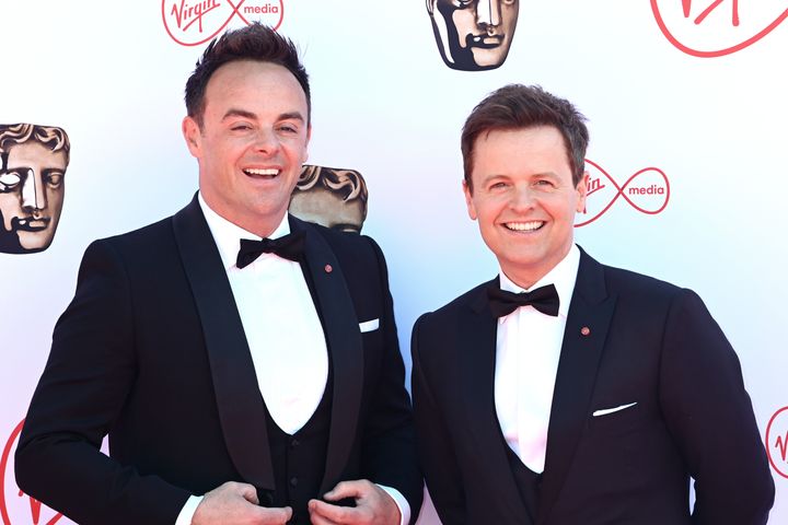 Ant and Dec at last year's TV Baftas
