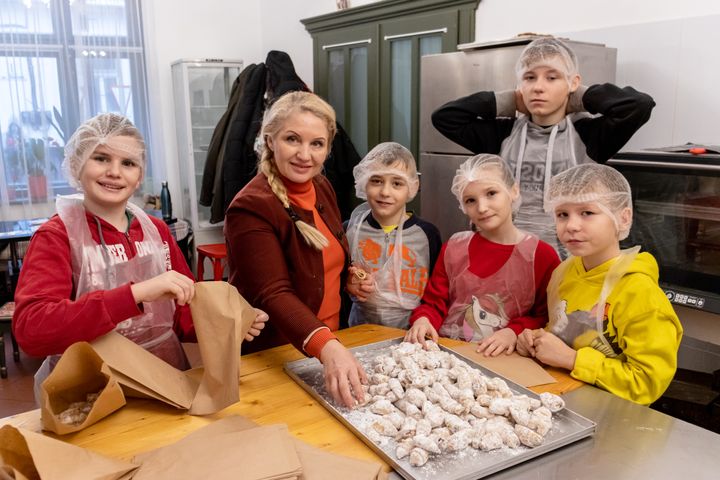 Olena, 51, fled Eastern Ukraine last spring with her children. She lost her husband to the war and, like many displaced Ukrainians, is now displaced far from home and trying to rebuild her family’s lives.