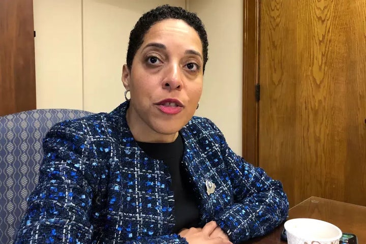 FILE - In a Jan. 13, 2020 file photo, St. Louis Circuit Attorney Kim Gardner speaks in St. Louis.