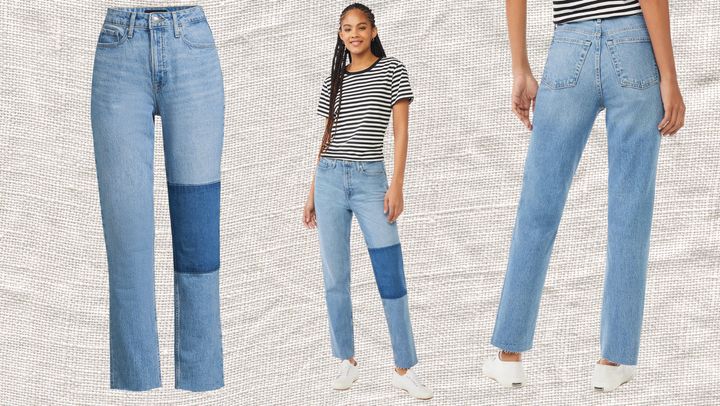 Free Assembly's high rise straight jeans