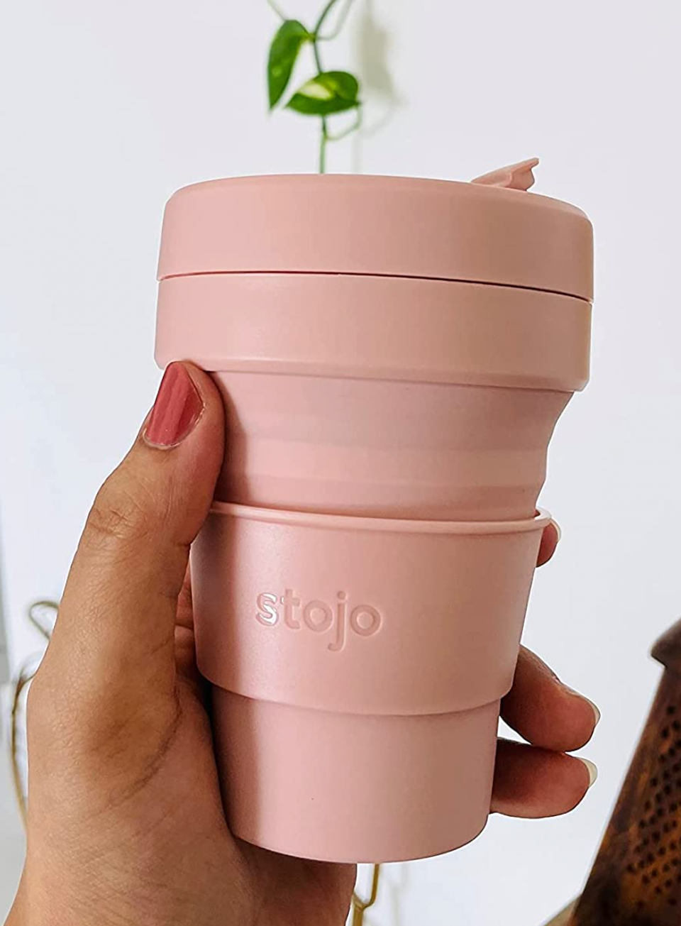 FEBU Reusable Coffee Cup  Plant-Based, Leak-Proof Travel Mug for Coffee &  Tea, Dusty Rose – For Earth by Us