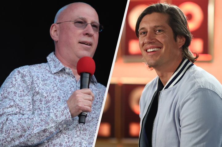 (L-R) Ken Bruce and Vernon Kay