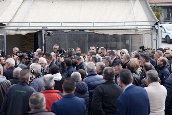 Στιγμιότυπο από την περιοδεία του πρωθυπουργού