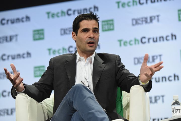 Talmon Marco, a prominent tech entrepreneur in Israel, speaks onstage during TechCrunch Disrupt NY 2016 on May 10, 2016, in New York City.