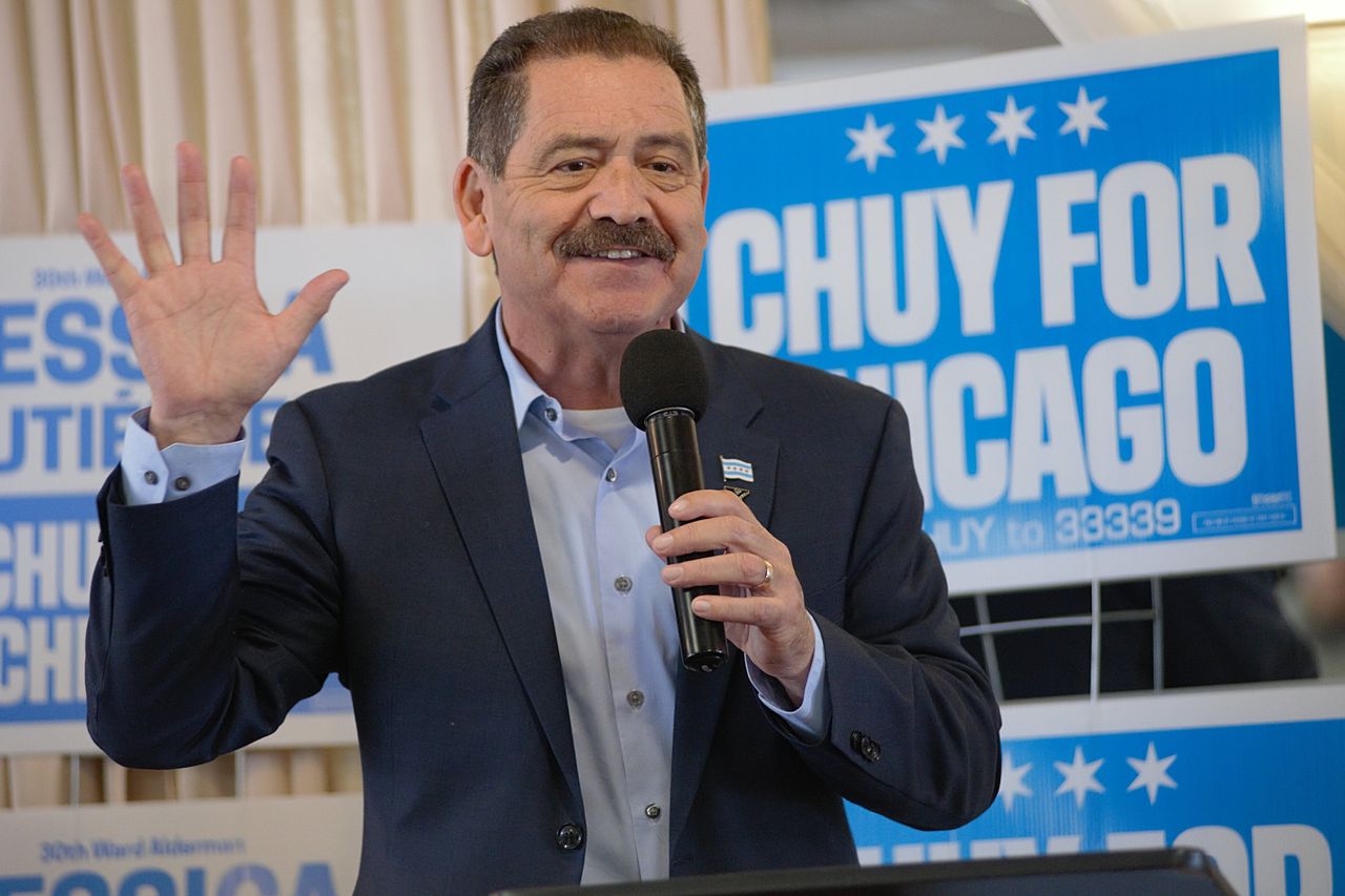 U.S. Rep. Jesús "Chuy" García (D-Ill.) is pitching himself as a kinder and more competent alternative to Lightfoot. He would be Chicago's first Latino mayor.