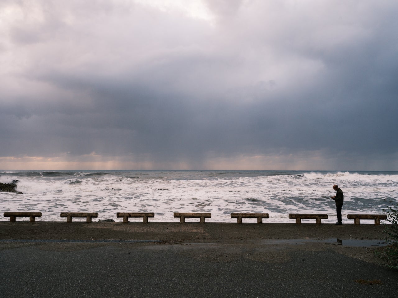 At the seashore on Noto Peninsula.