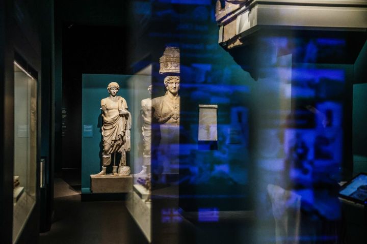 Από την επανέκθεση στο Αρχαιολογικό Μουσείο Ελευσίνας