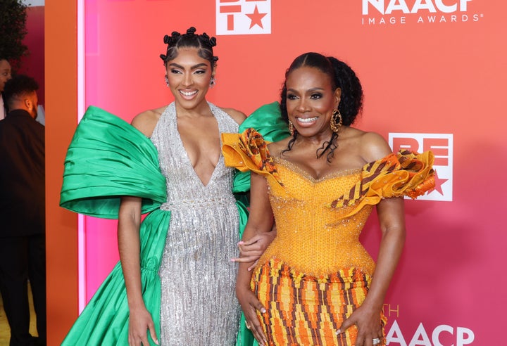 Ivy Coco Maurice and Sheryl Lee Ralph at the 54th NAACP Image Awards at Pasadena Civic Auditorium on February 25, 2023 in Pasadena, California.