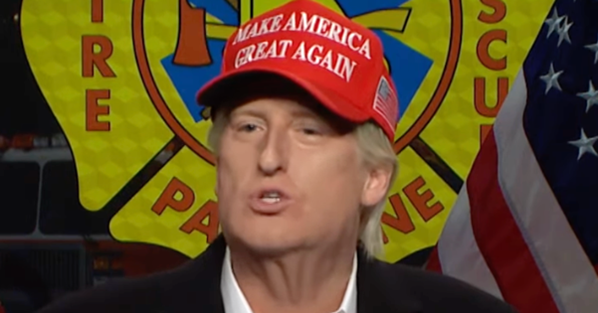 NextImg:Trump Makes An Exhaustive Rant For The Ages As 'SNL' Spoofs East Palestine Visit