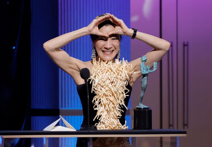 "Everything Everywhere All at Once" dominated the SAG Award categories on Sunday night.