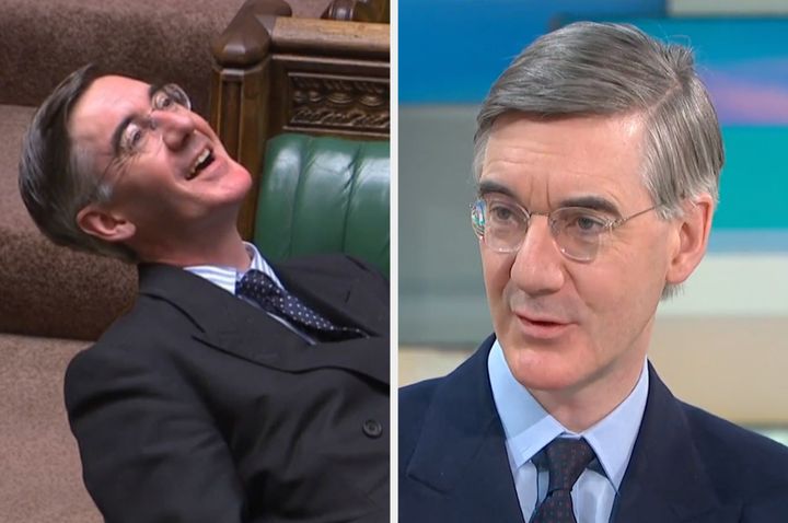 Jacob Rees-Mogg tried to defend that viral photo of him lounging in the Commons on Good Morning Britain