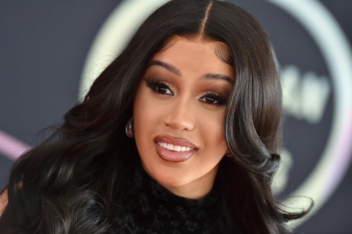 Cardi B attends the 2021 American Music Awards Red Carpet Roll-Out on Nov. 19, 2021 in Los Angeles.