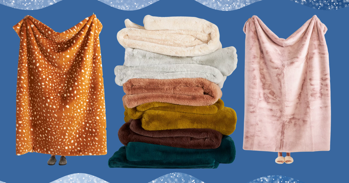 The Affordable Faux Fur Blanket That Reviewers Are Buying In Multiples Is On Sale Today