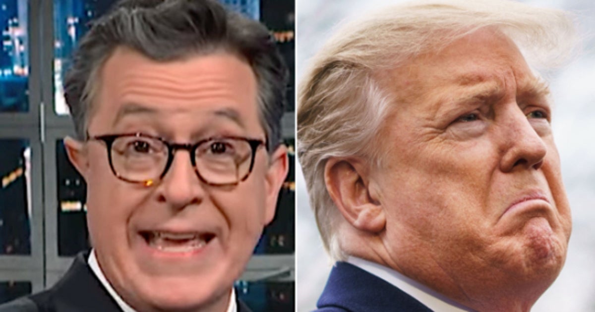 Stephen Colbert Spots Trump’s Most Unsettling New Mar-A-Lago Habit Stephen Colbert Spots Trump’s Most Unsettling New Mar-A-Lago Habit