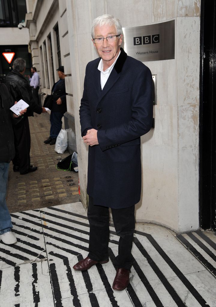 Paul O'Grady outside the BBC in 2015