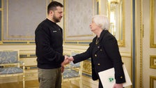  Janet Yellen Visits Ukraine, Underscores U.S. Economic Support