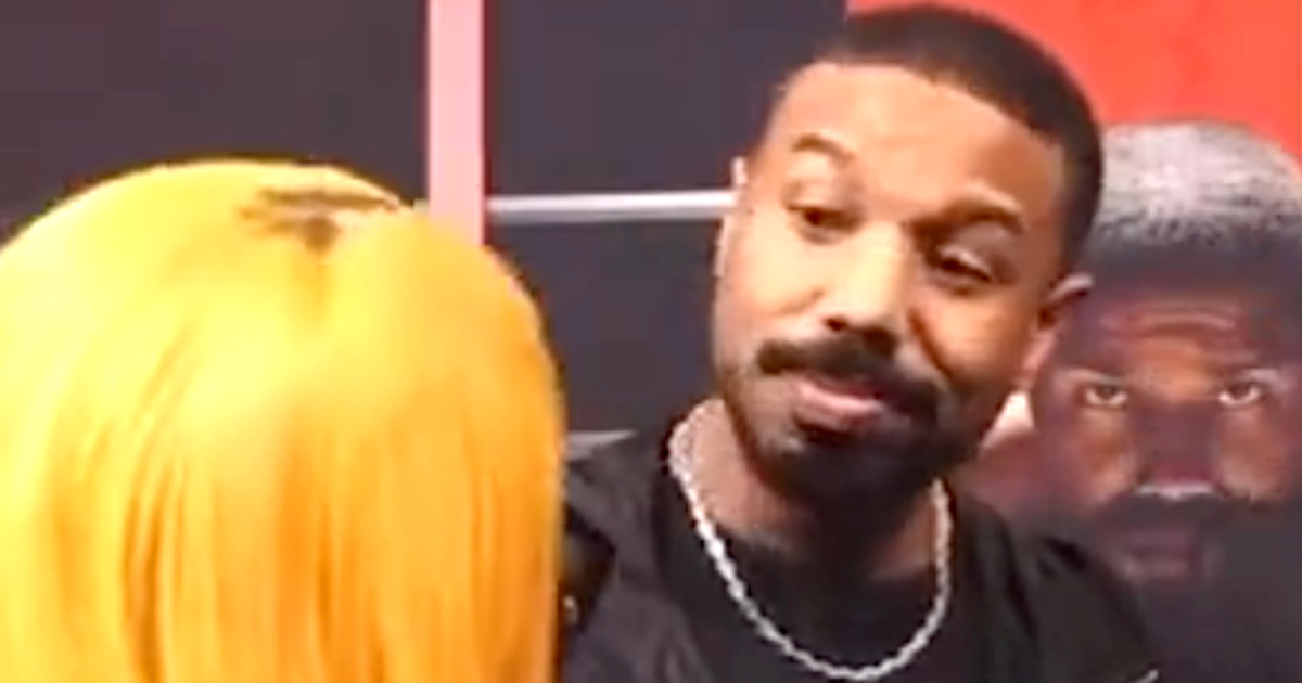 NextImg:Michael B. Jordan Throws Insult Back In Face Of Old Schoolmate Interviewing Him