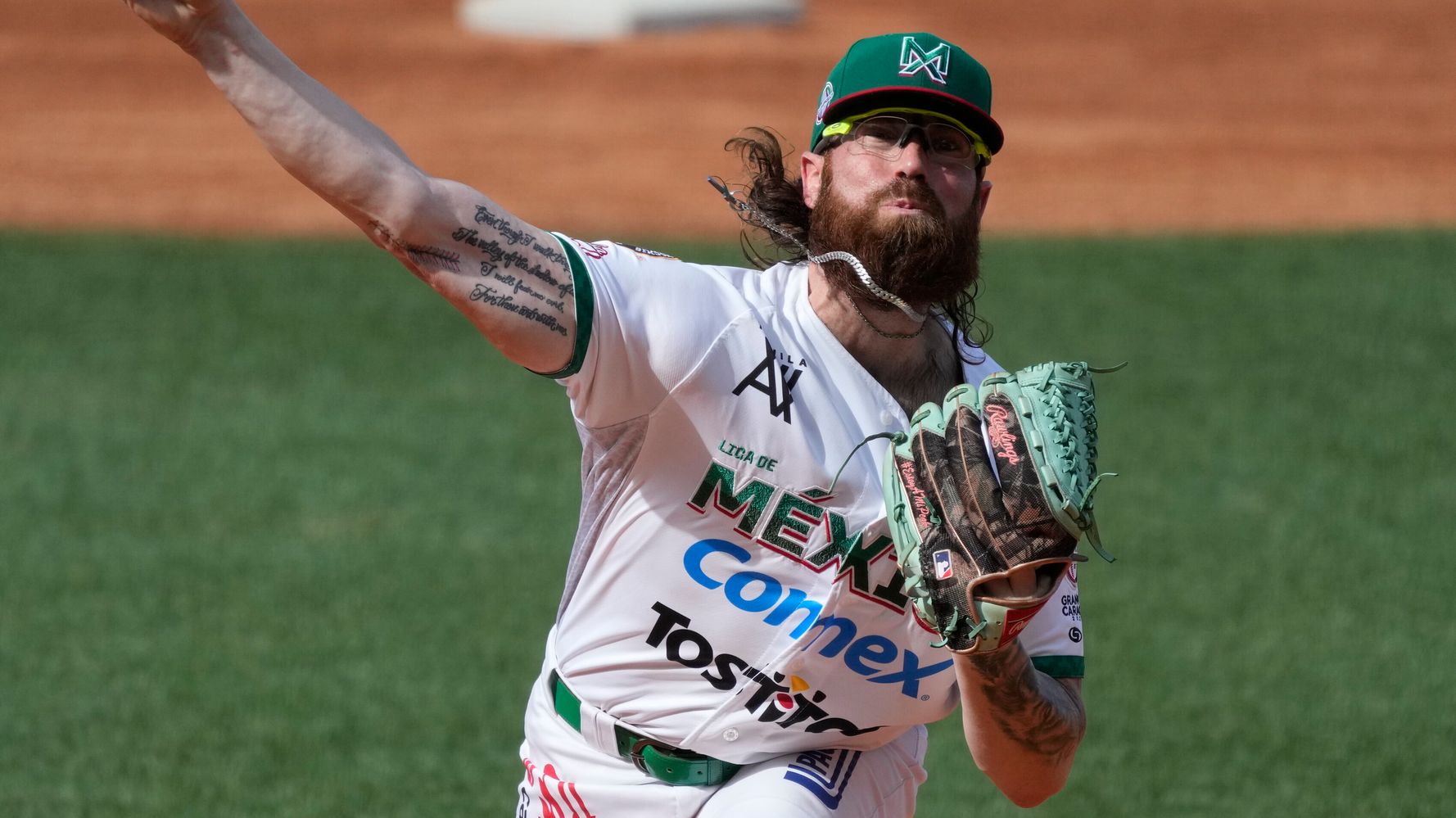 Minor league baseball team wearing jersey covered in emojis