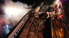 Fiery Greece Train Collision Kills 26, Injures At Least 85 Fiery Greece Train Collision Kills 26, Injures At Least 85