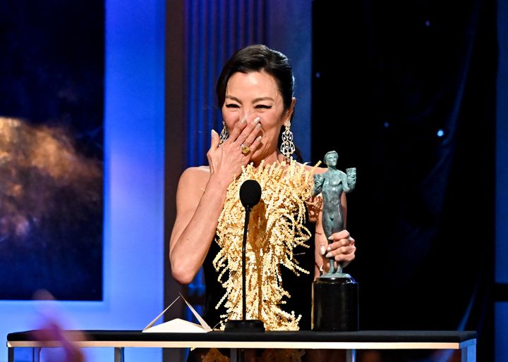 Yeoh became the first Asian woman to win a best actress SAG Award last week.