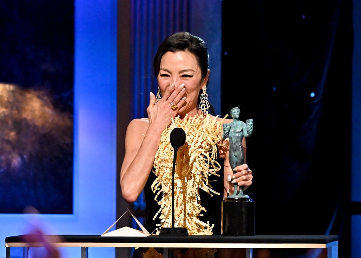 Yeoh became the first Asian woman to win a best actress SAG Award last week.