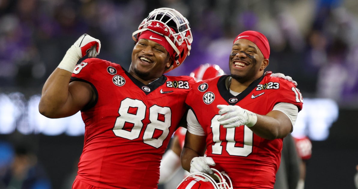 Atlanta Braves And Georgia Bulldogs Celebrate Georgia Football