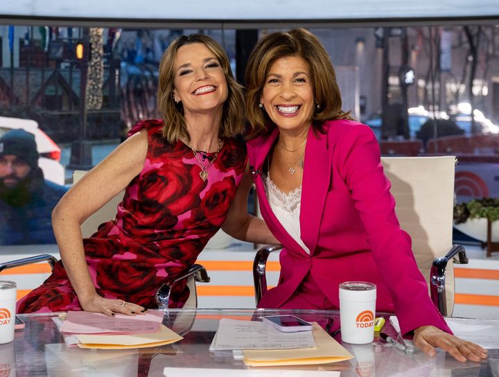 Savannah Guthrie and Hoda Kotb on “Today” earlier this month.