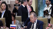  Blinken, Lavrov Meet Briefly As U.S.-Russia Tensions Soar