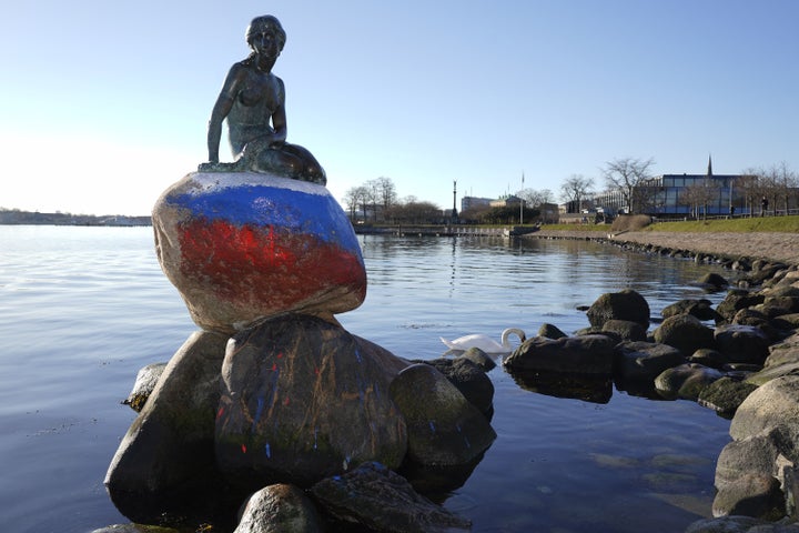 The statue was created in tribute to the Danish storyteller Hans Christian Andersen. 