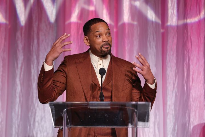 Will Smith speaks at the 14th Annual AAFCA Awards in Beverly Hills. 