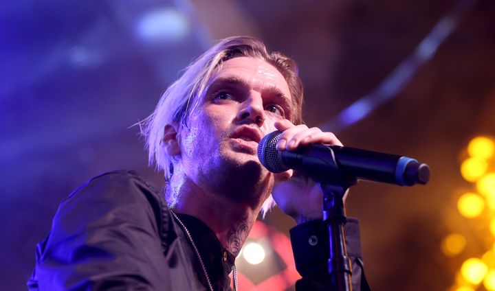Aaron Carter's body was found beside cans of compressed air and prescription pill bottles.