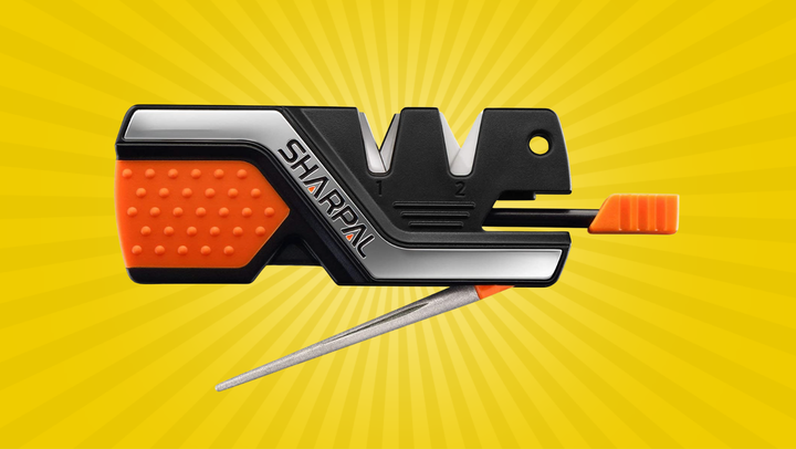 Sharpal's <a href="https://www.amazon.com/SHARPAL-101N-Knife-Sharpener-Survival/dp/B01L8MUHIS?tag=lourdesuribe-20&ascsubtag=6400e1c9e4b0d14ed6a67484%2C-1%2C-1%2Cd%2C0%2C0%2Chp-fil-am%3D0%2C0%3A0%2C0%2C0%2C0" target="_blank" data-affiliate="true" role="link" data-amazon-link="true" rel="sponsored" class=" js-entry-link cet-external-link" data-vars-item-name="six-in-one knife sharpener and survival tool" data-vars-item-type="text" data-vars-unit-name="6400e1c9e4b0d14ed6a67484" data-vars-unit-type="buzz_body" data-vars-target-content-id="https://www.amazon.com/SHARPAL-101N-Knife-Sharpener-Survival/dp/B01L8MUHIS?tag=lourdesuribe-20&ascsubtag=6400e1c9e4b0d14ed6a67484%2C-1%2C-1%2Cd%2C0%2C0%2Chp-fil-am%3D0%2C0%3A0%2C0%2C0%2C0" data-vars-target-content-type="url" data-vars-type="web_external_link" data-vars-subunit-name="article_body" data-vars-subunit-type="component" data-vars-position-in-subunit="0">six-in-one knife sharpener and survival tool</a>