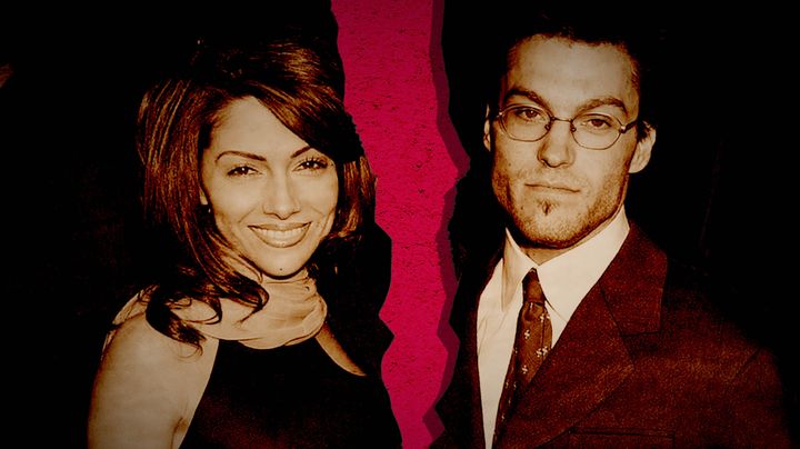 Vanessa Marcil and Brian Austin Green in Beverly Hills, California.