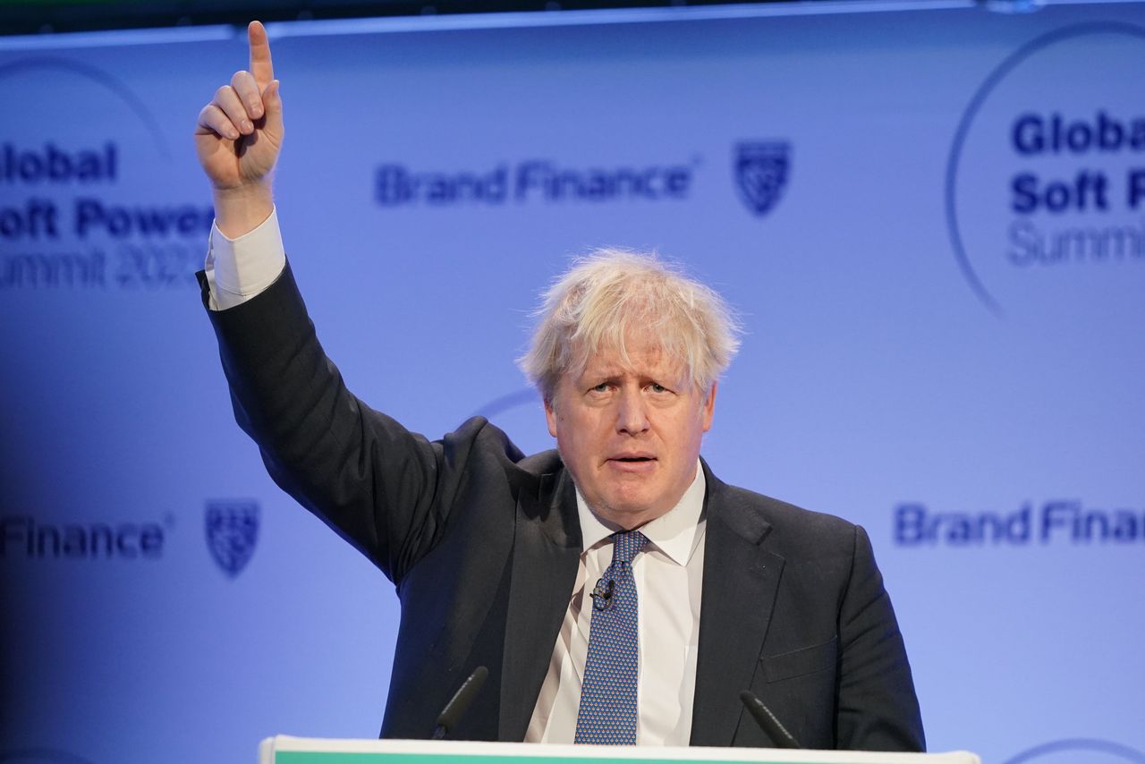 Boris Johnson finally gave his reaction to Sunak's Brexit deal at the Global Soft Power Summit in London on Thursday.