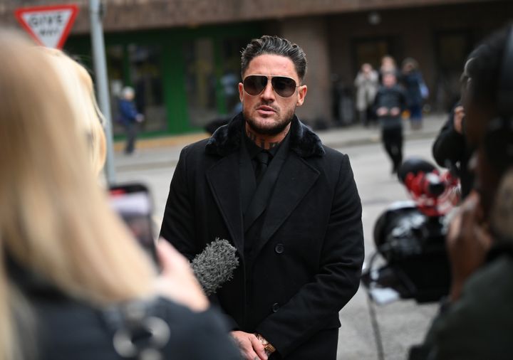 Stephen Bear pictured before his sentencing on Friday morning