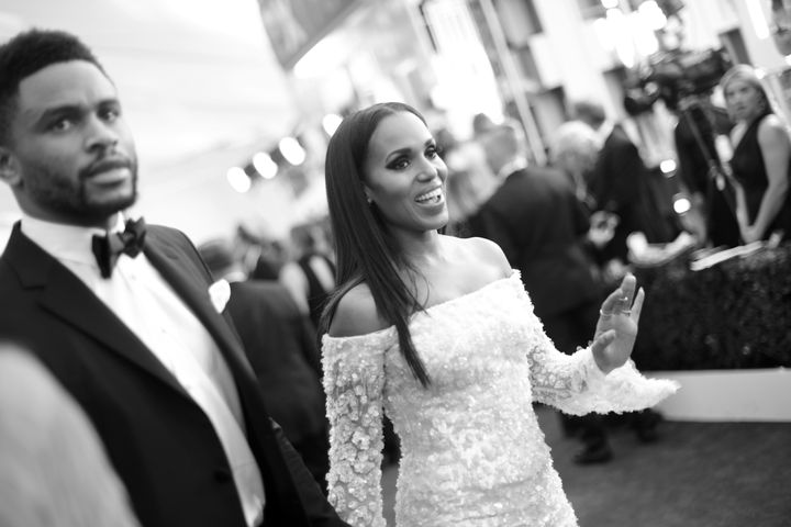 Kerry Washington and Nnamdi Asomugha have appeared together at events, but largely keep their family life private.
