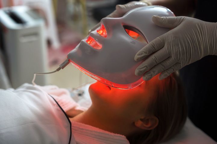 Check with your dermatologist before using at-home LED devices.