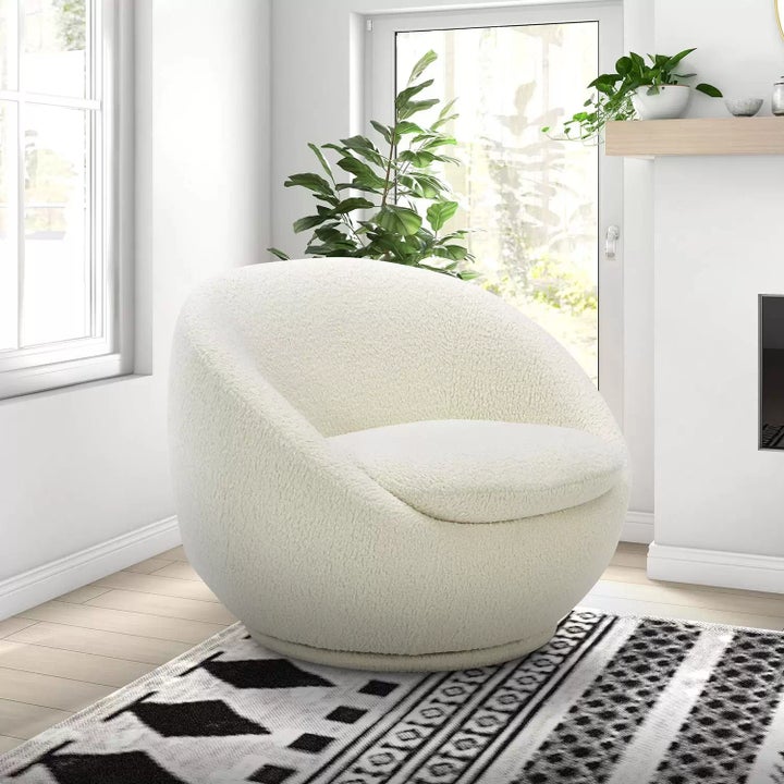 This Chic Walmart Swivel Chair Is Back In Stock (For Now) | HuffPost Life