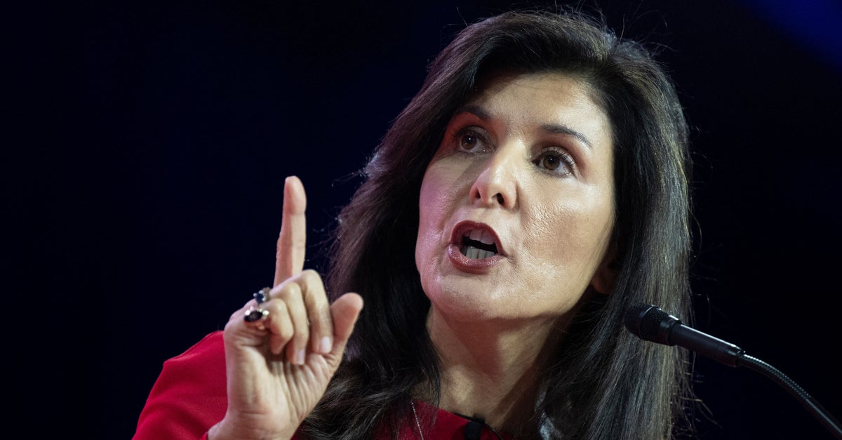 NextImg:Nikki Haley Spins Heads With ‘Preposterous Bulls**t’ Claim About ‘Wokeness'