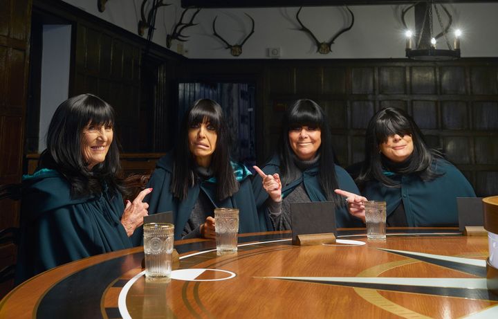 (L-R) Claudia Winkleman, Claudia Winkleman, Claudia Winkleman and Claudia Winkleman (Ok, it's Mary Berry, Claudia Winkleman, Dawn French and Jennifer Saunders)