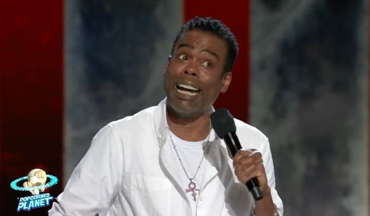 Chris Rock on stage for the Netflix special, Chris Rock: Selective Outrage