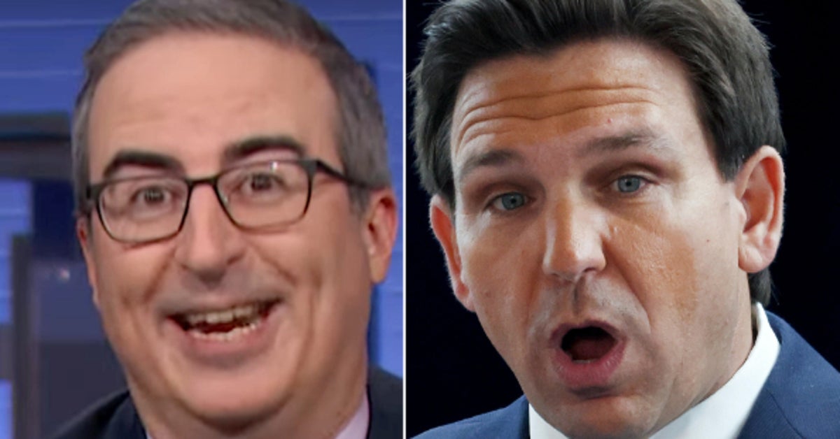 NextImg:'WOW!' John Oliver Exposes The 'Most Bizarre' Ron DeSantis Story Of All