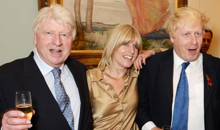 Stanley Johnson, Rachel Johnson and Boris Johnson in 2014.