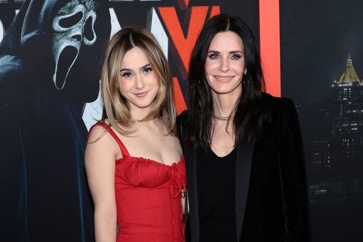 Coco Arquette (left) and Courteney Cox. 