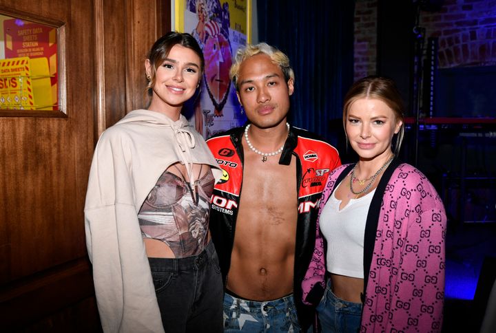 In May, Raquel Leviss and Ariana Madix were pictured attending a performance of Tom Sandoval's band at The Venice West in Venice, California. (The man in the middle isn't Sandoval; it's a friend of the cast, Jesse Montana.)