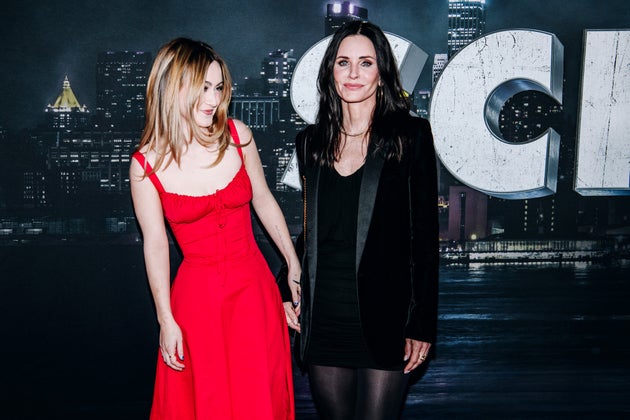 Coco Arquette and Courteney Cox at the premiere of 