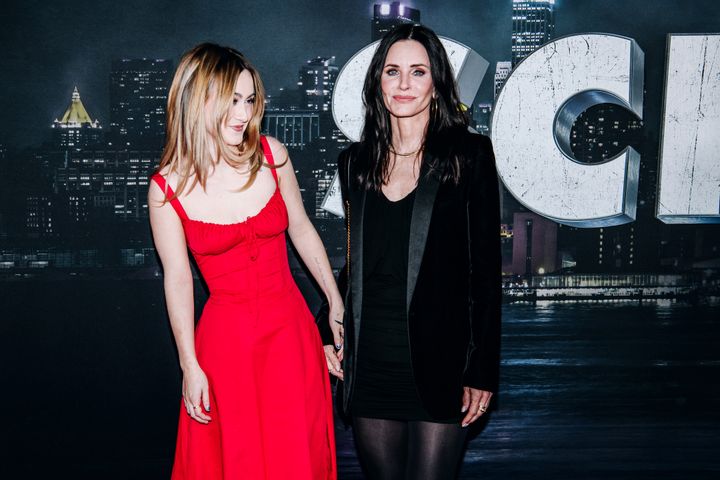 Coco Arquette and Courteney Cox at the premiere of "Screm VI" held at AMC Lincoln Square on March 6, 2023 in New York City. (Photo by Nina Westervelt/Variety via Getty Images)